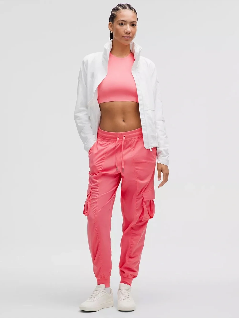 Lululemon Dance Studio Relaxed-Fit Mid-Rise Cargo Jogger Sakura pink small